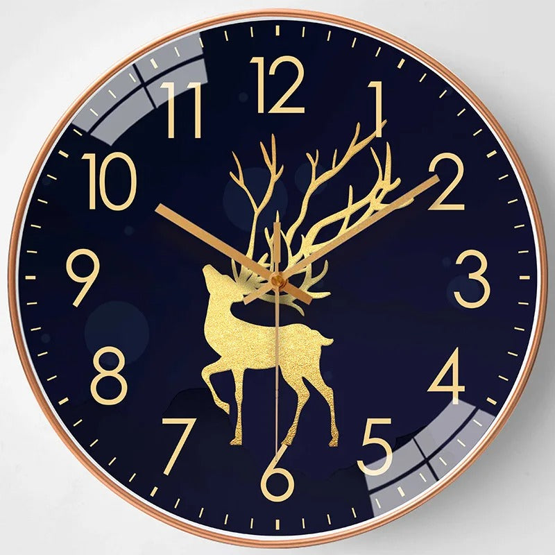 Reloj de Pared Azul Noche