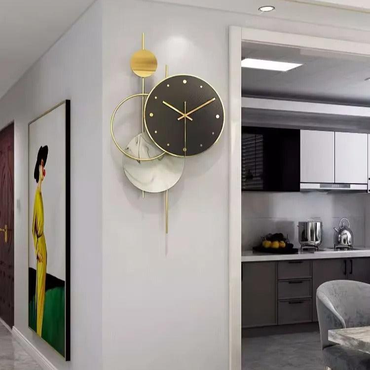 Reloj de Pared Círculo Dorado - imagen 2