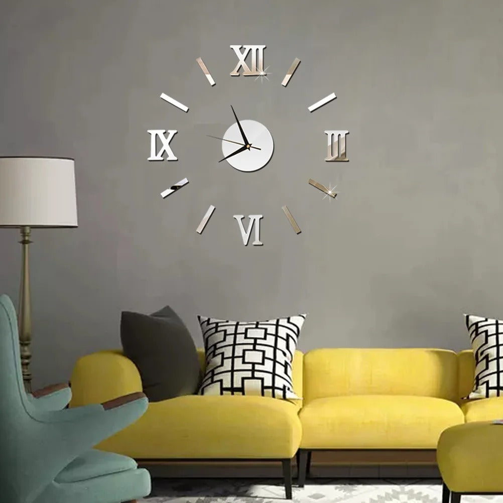 Reloj de Pared Números Romanos Salón