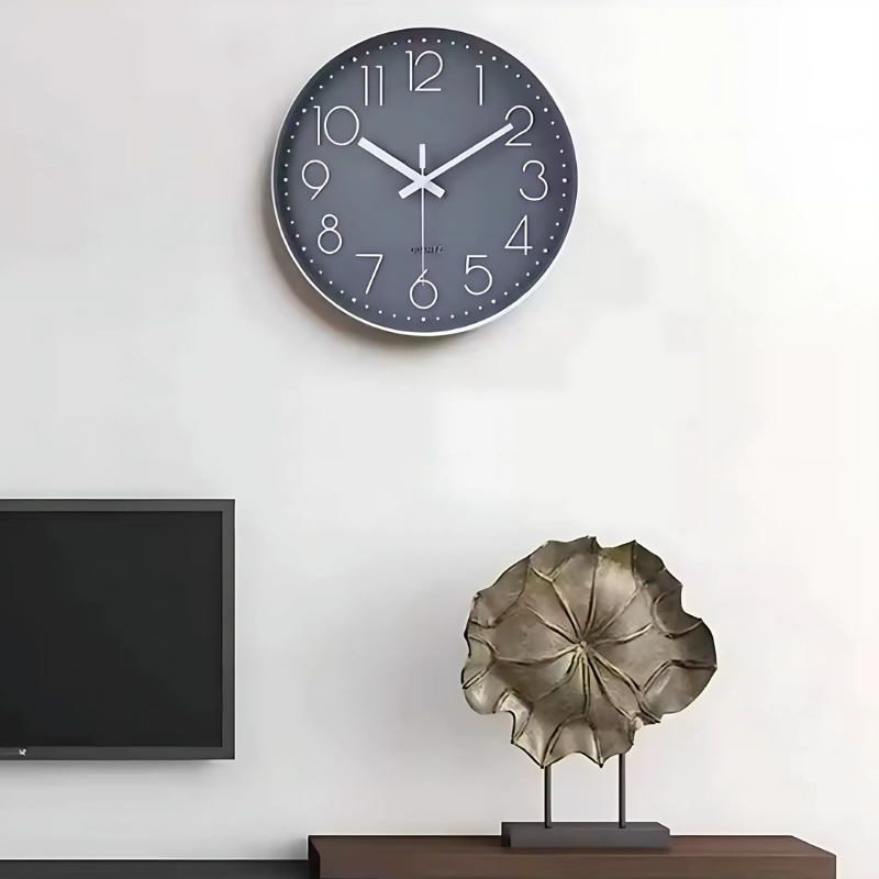 Reloj de Pared Números Blancos