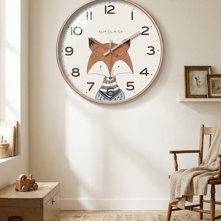 Reloj de Pared Animal Zorro