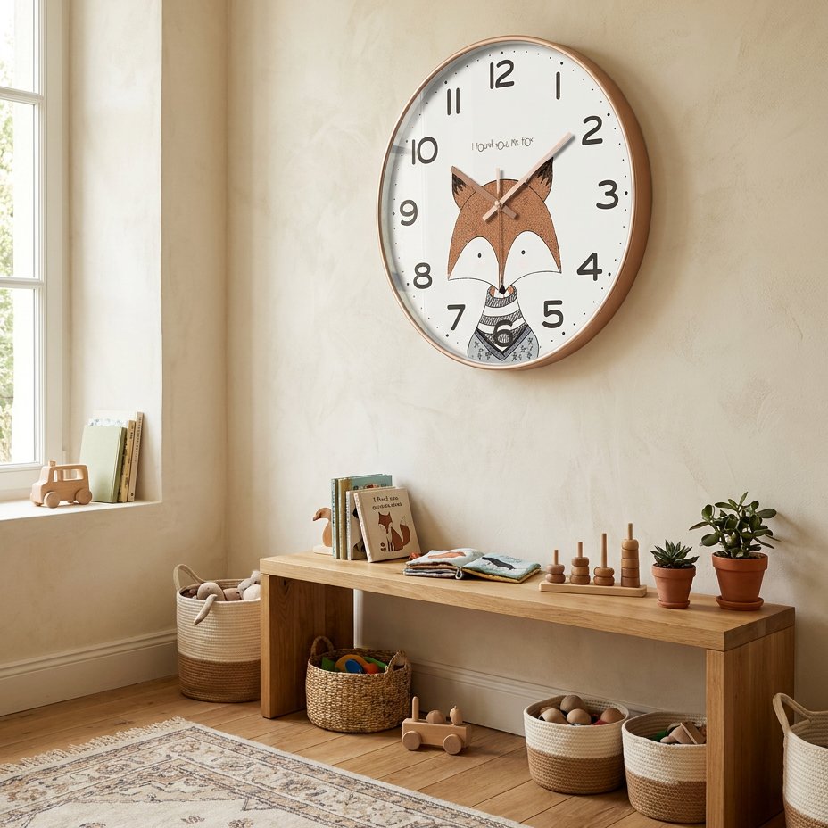 Reloj de Pared Animal Zorro - imagen 2