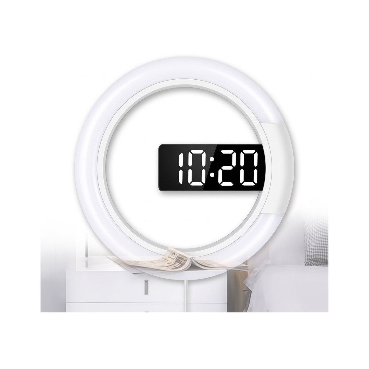 Reloj de Pared Anillo Luminoso - imagen 6