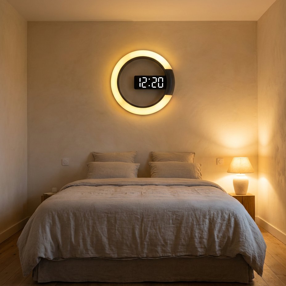 Reloj de Pared Anillo Luminoso - imagen 2