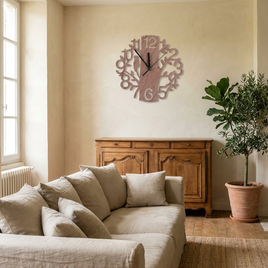 Reloj de Pared Árbol de Madera - imagen 2