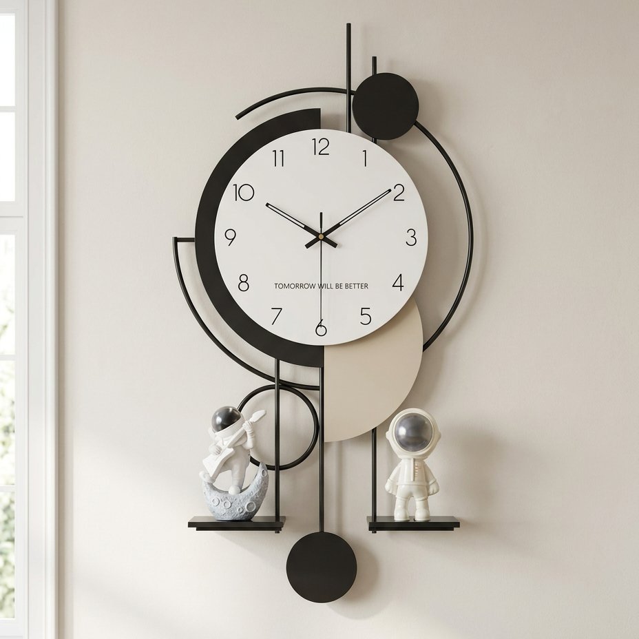 Reloj de Pared Astronauta de Diseño
