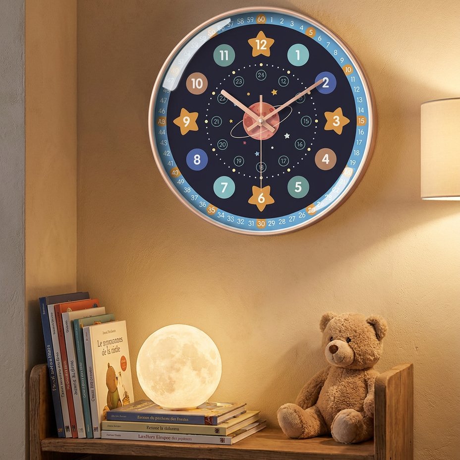 Reloj de Pared Infantil Astronomía - imagen 3