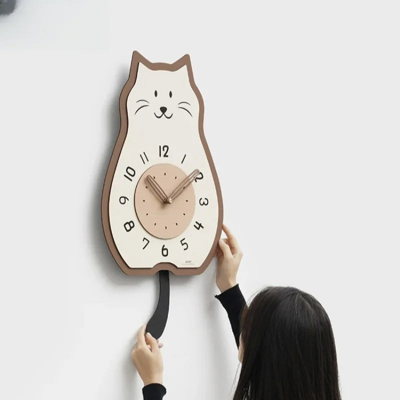 Reloj de Pared Forma de Gato - imagen 3