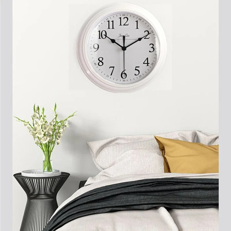 Reloj de Pared Clásico Blanco