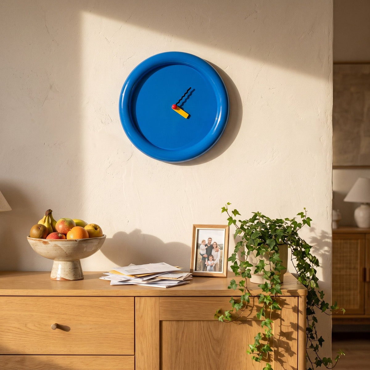 Reloj de Pared Azul Diseño