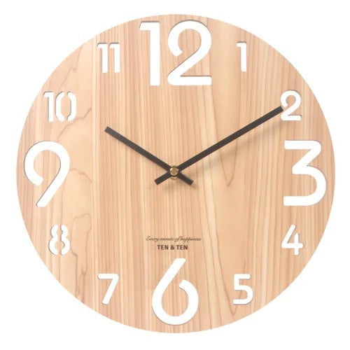 Reloj de Pared Madera Tipográfico - imagen 2
