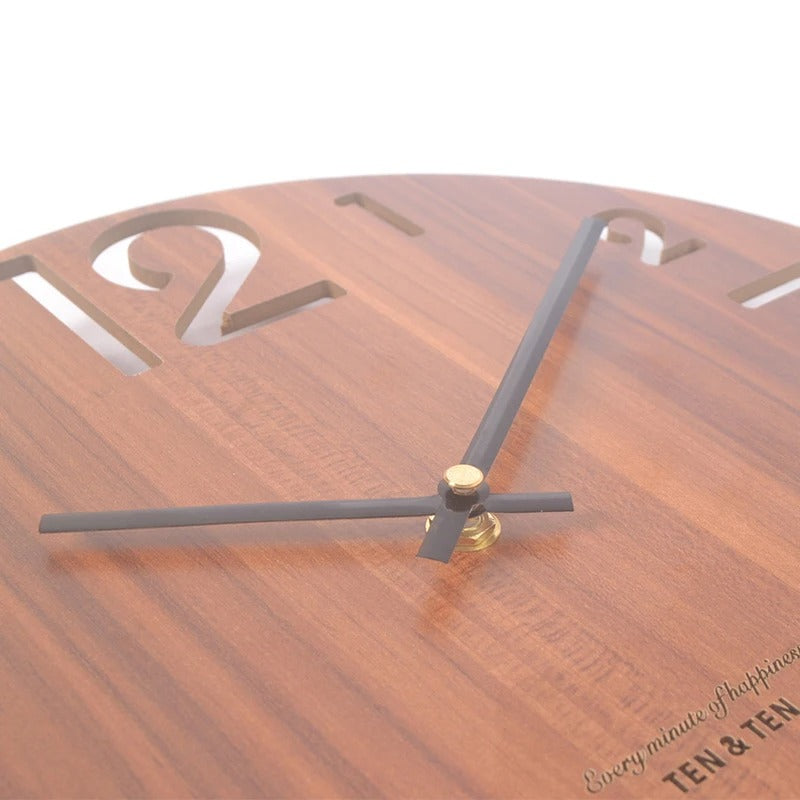 Reloj de Pared Madera Tipográfico - imagen 4