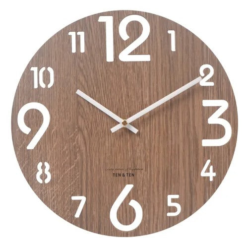 Reloj de Pared Madera Tipográfico - imagen 7