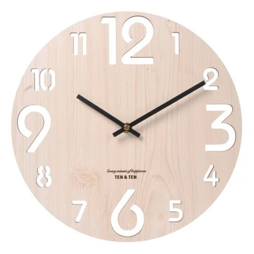 Reloj de Pared Madera Tipográfico - imagen 8