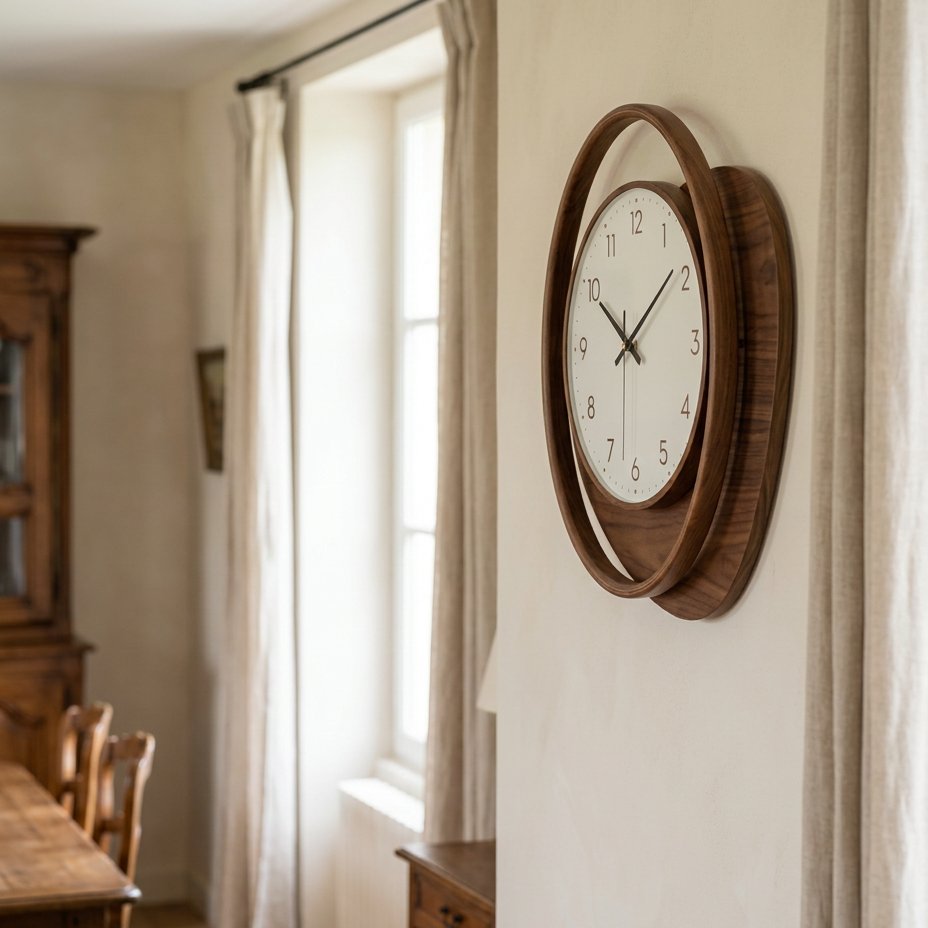 Reloj de Pared Madera Asimétrico - imagen 4