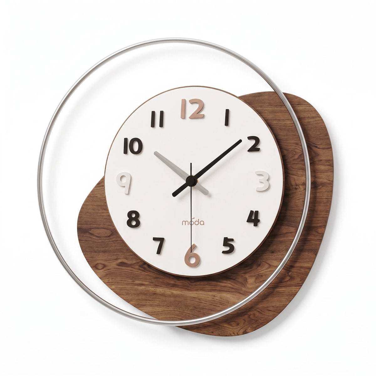 Reloj de Pared Madera Asimétrico - imagen 5