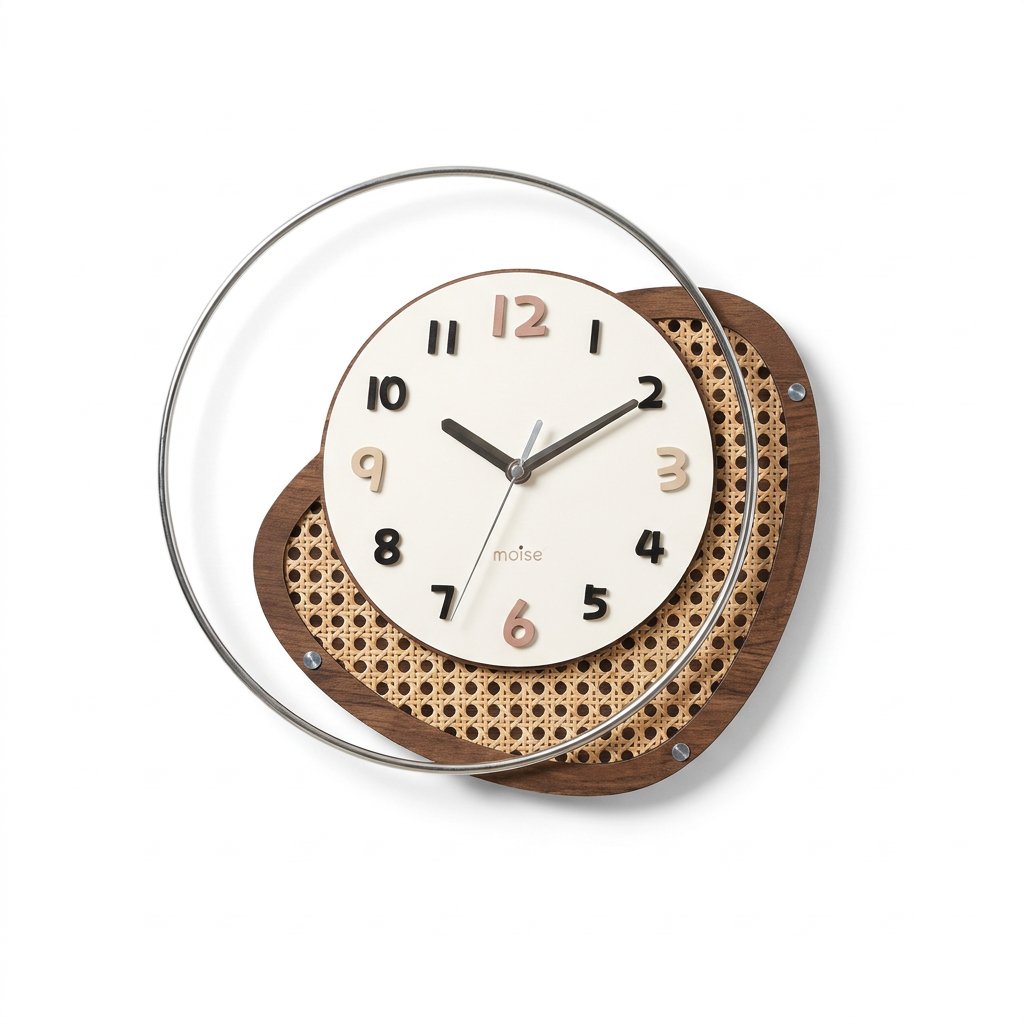 Reloj de Pared Madera Asimétrico - imagen 6