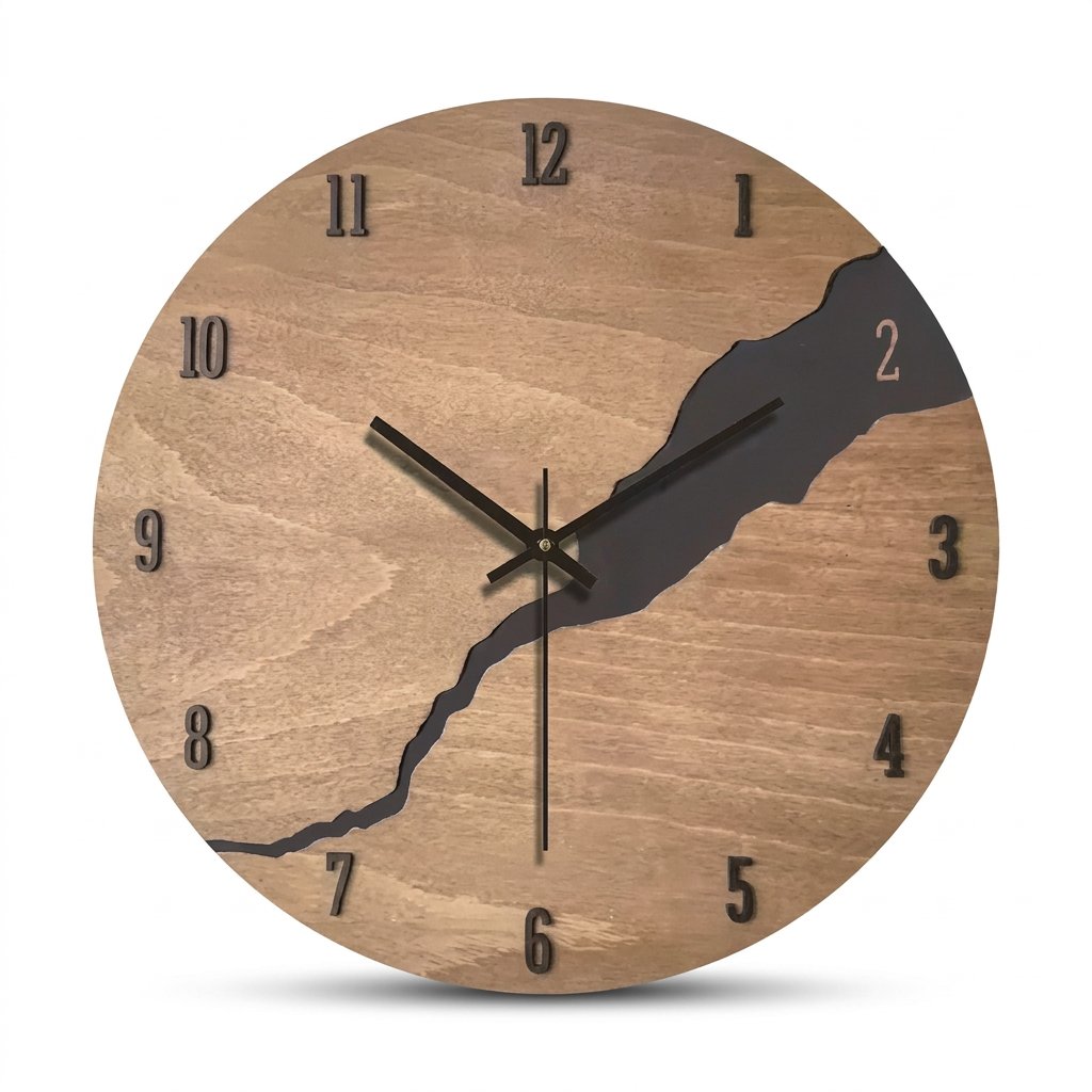Reloj de Pared Madera Craquelada - imagen 6