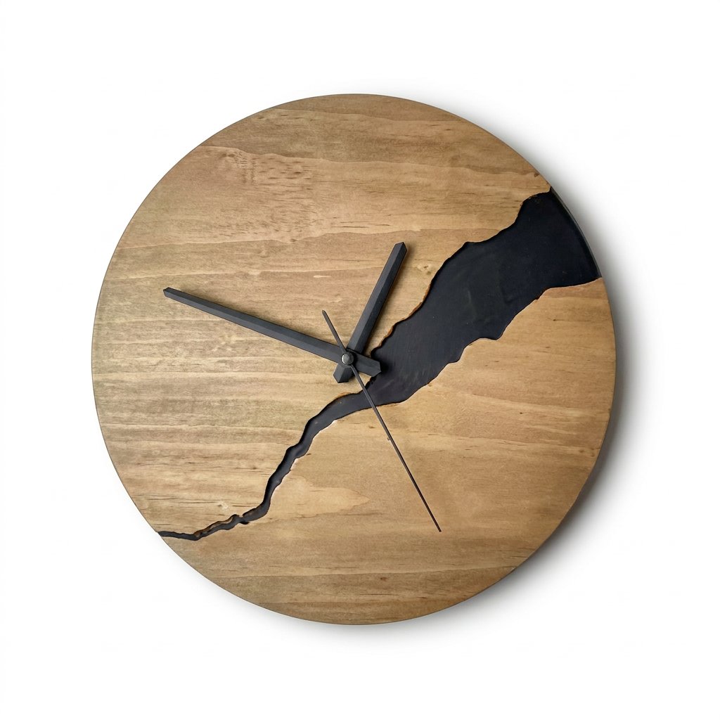 Reloj de Pared Madera Craquelada - imagen 7