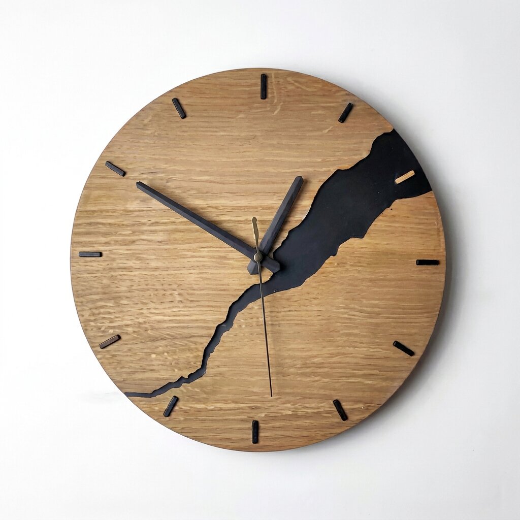 Reloj de Pared Madera Craquelada - imagen 8