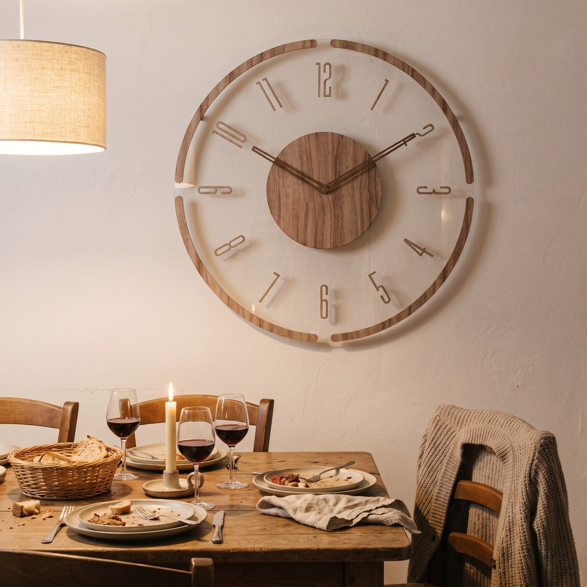 Reloj de Pared Madera Minimal - imagen 10