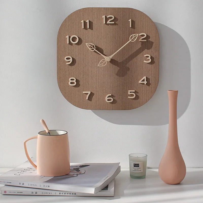 Reloj de Pared Diseño Hoja
