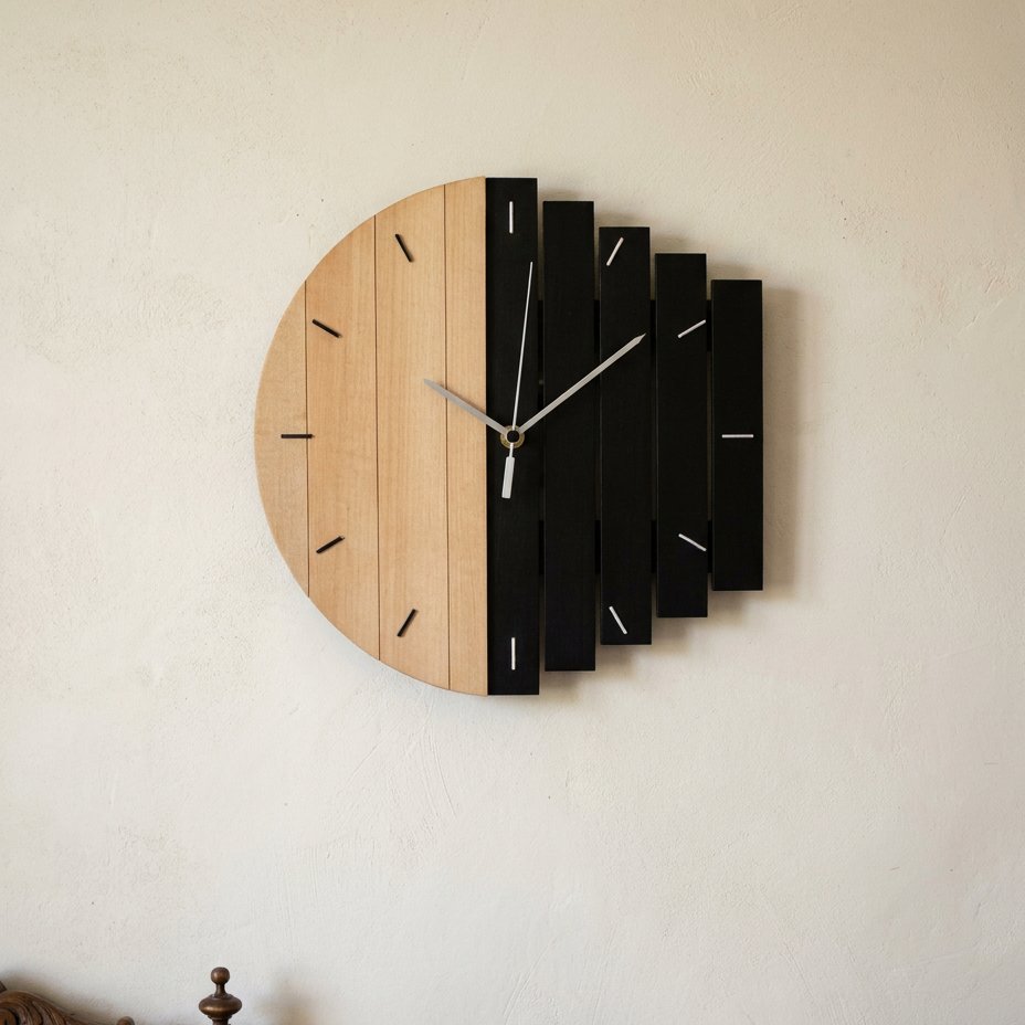 Reloj de Pared Madera Moderno