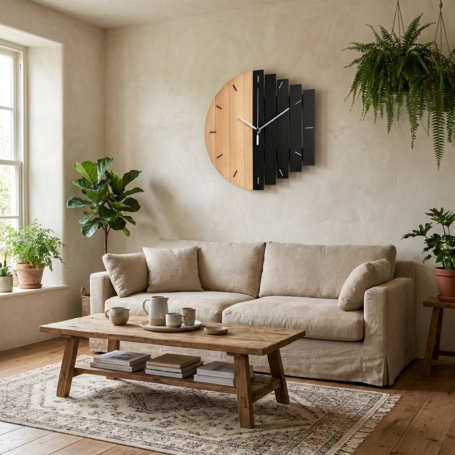 Reloj de Pared Madera Moderno - imagen 2