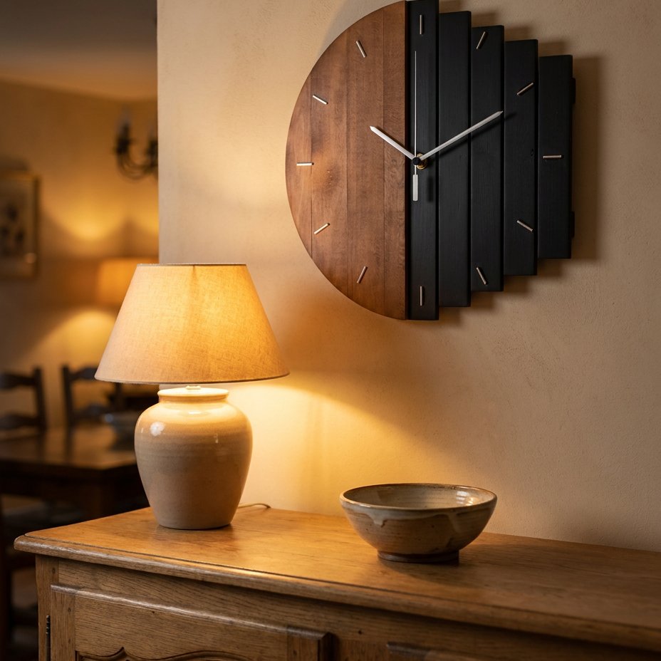 Reloj de Pared Madera Moderno - imagen 3