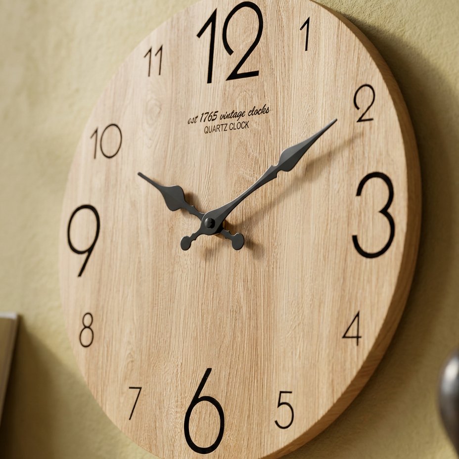 Reloj de Pared Madera Natural - imagen 3