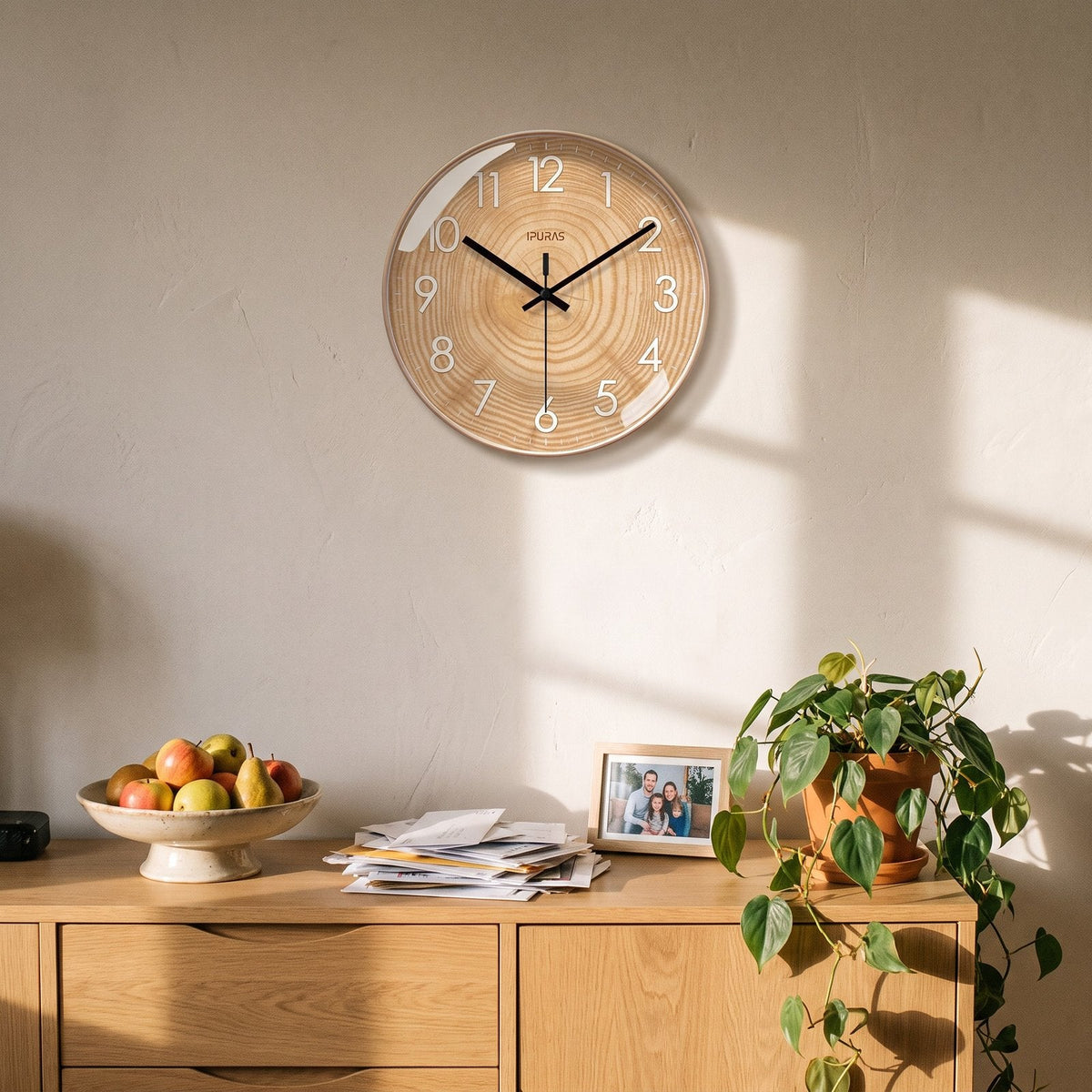 Reloj de Pared Madera Natural - imagen 8