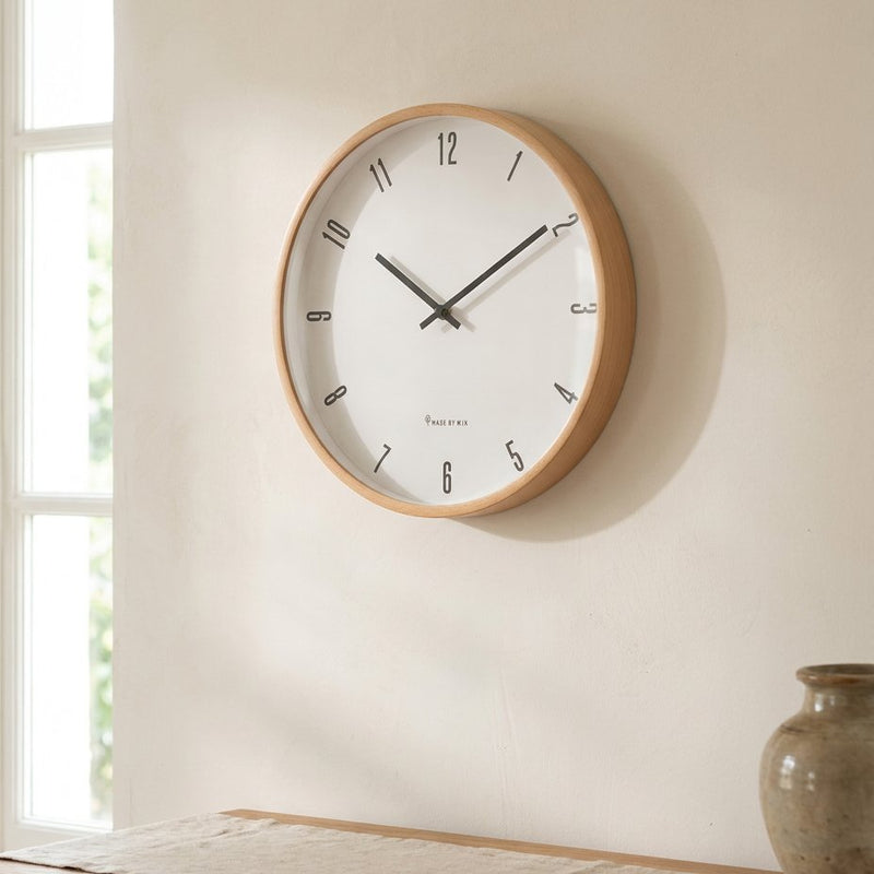 Reloj de Pared Madera Natural