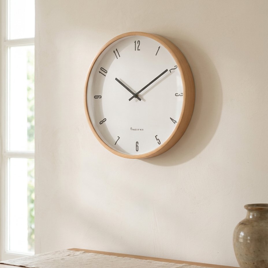 Reloj de Pared Madera Natural