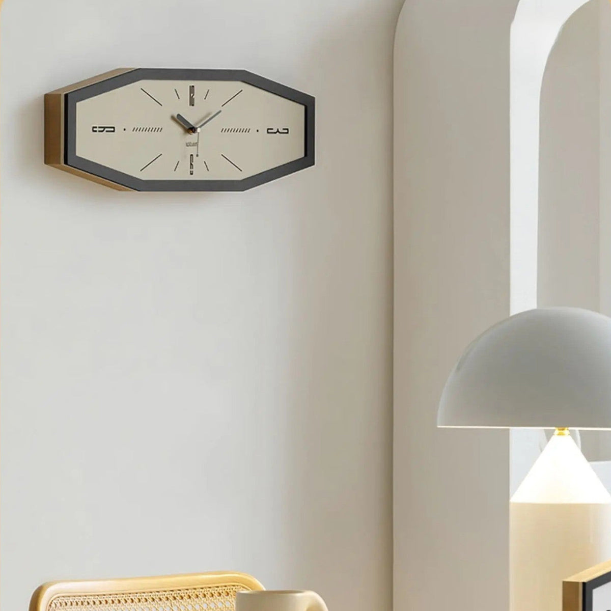 Reloj de Pared Hexagonal Madera - imagen 2