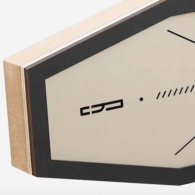 Reloj de Pared Hexagonal Madera - imagen 4
