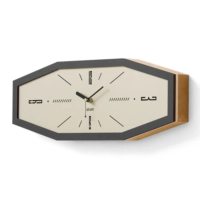 Reloj de Pared Hexagonal Madera - imagen 6