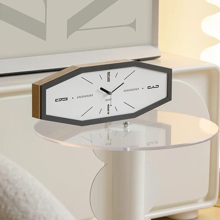 Reloj de Pared Hexagonal Madera - imagen 7