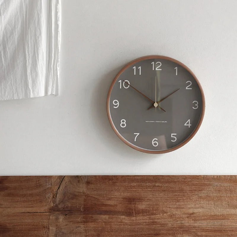 Reloj de Pared Madera Minimalista