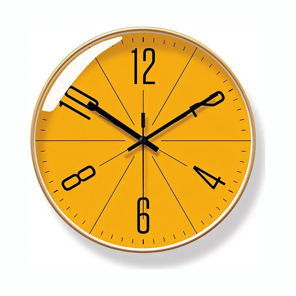 Reloj de Pared Esfera Amarilla - imagen 6