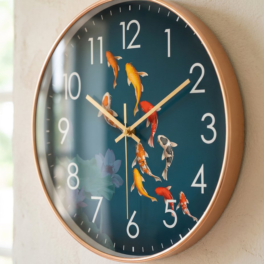Reloj de Pared Carpas Koi - imagen 3
