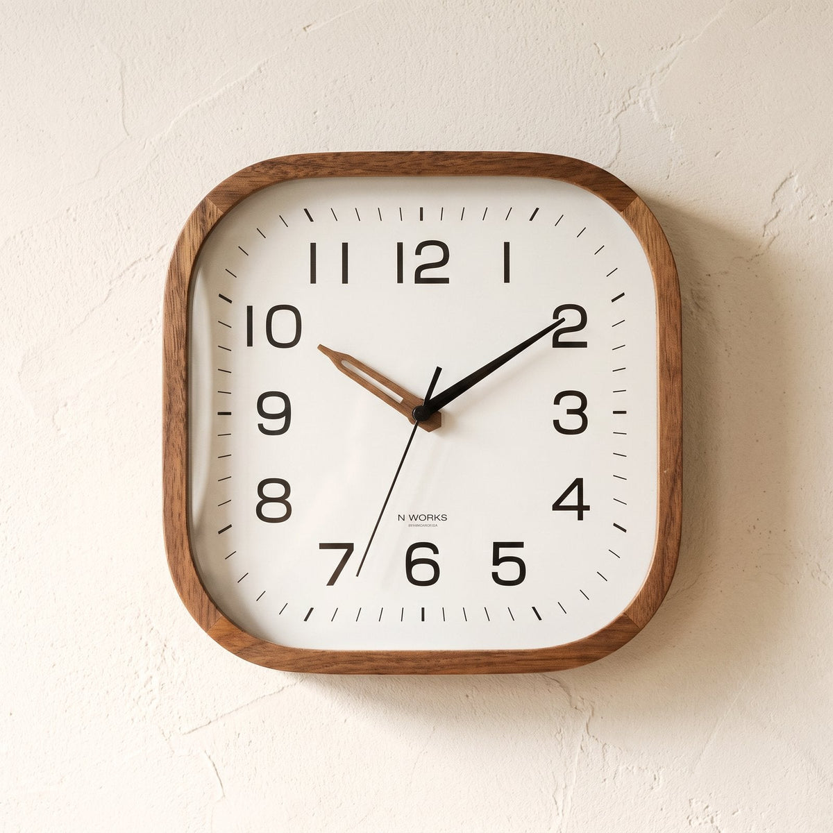 Reloj de Pared Cuadrado Madera - imagen 5