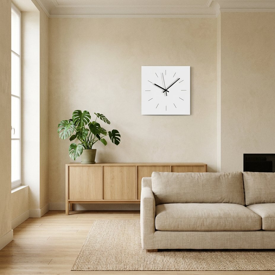Reloj de Pared Cuadrado Moderno - imagen 2
