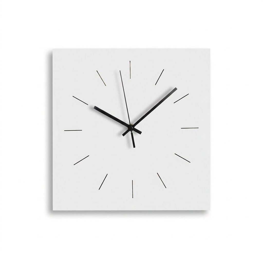 Reloj de Pared Cuadrado Moderno - imagen 6