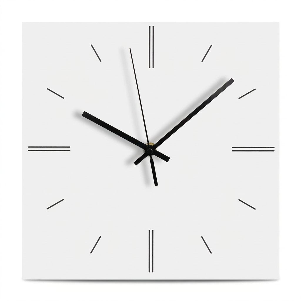 Reloj de Pared Cuadrado Moderno - imagen 8