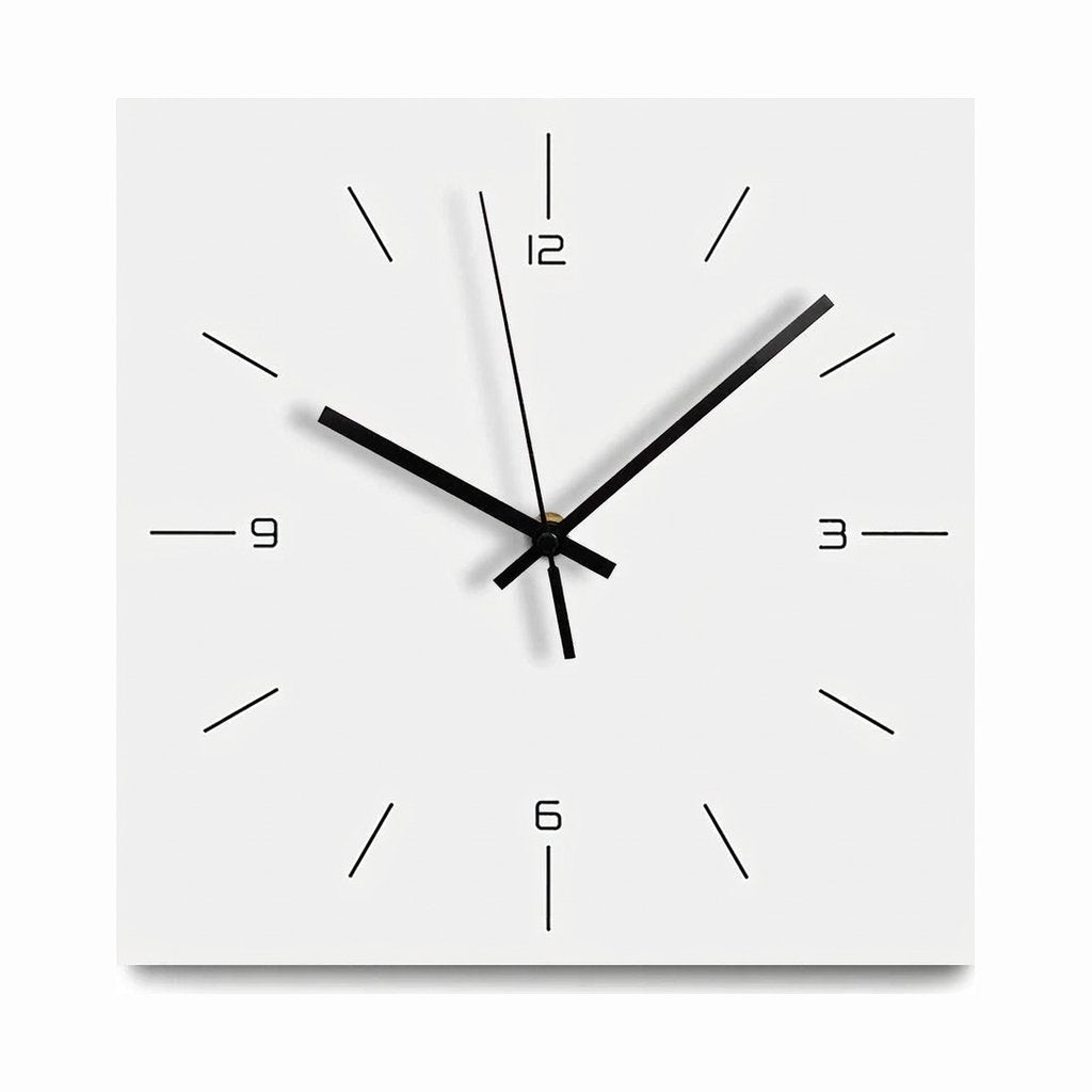 Reloj de Pared Cuadrado Moderno - imagen 11