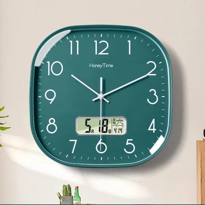 Reloj de Pared Digital Cuadrado