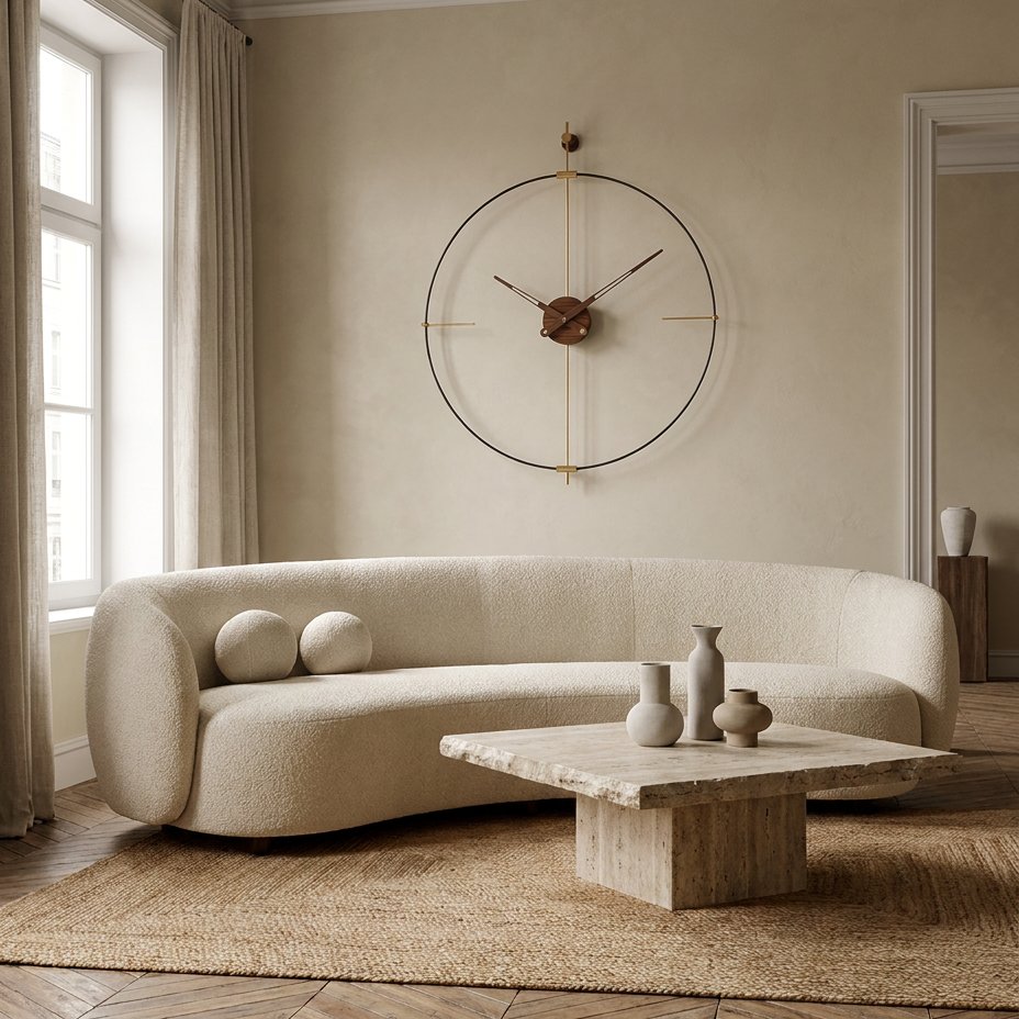 Reloj de Pared Círculo Dorado - imagen 2