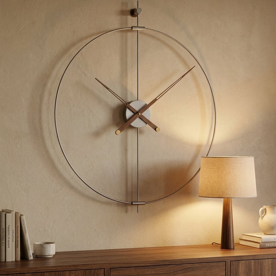 Reloj de Pared Círculo Dorado - imagen 3
