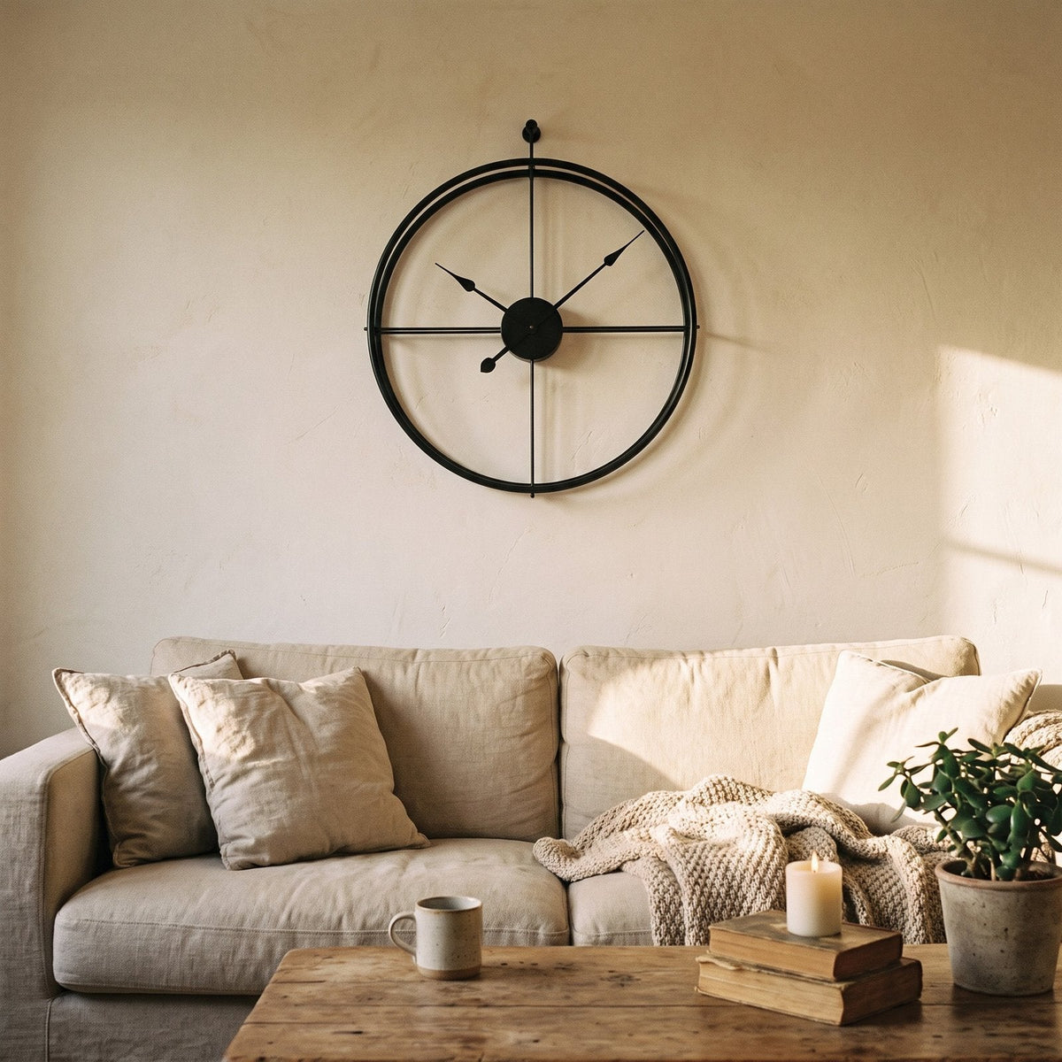 Reloj de Pared Círculo Dorado - imagen 9