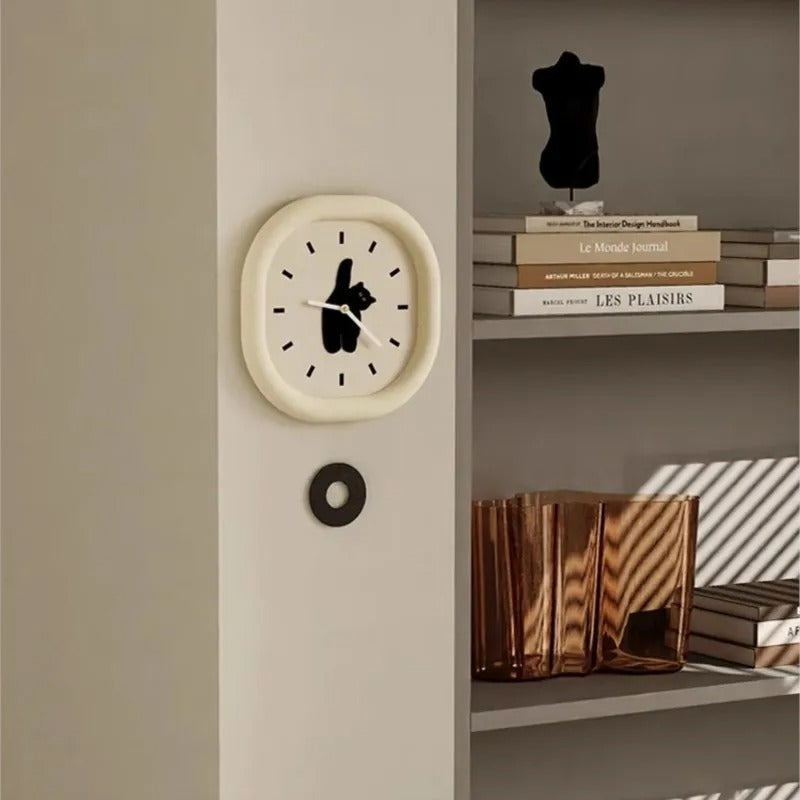 Reloj de Pared Gato Minimalista - imagen 2